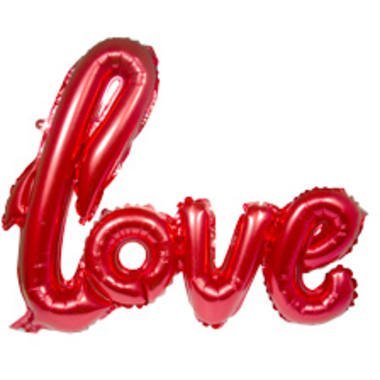 Romantische folie ballonnen set LOVE.
