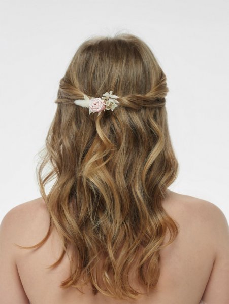 Hairpin met droogbloemen