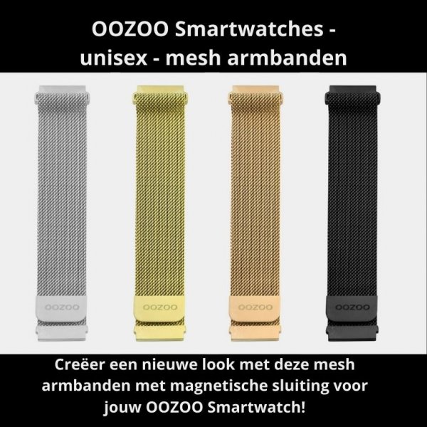 OOZOO Smartwatches - unisex - mesh armband