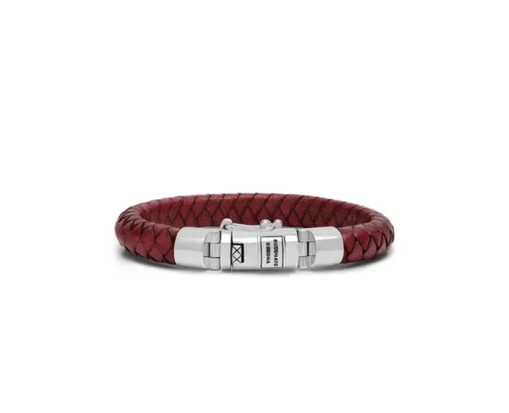 ARMBAND BEN SMALL LEER ROOD -D