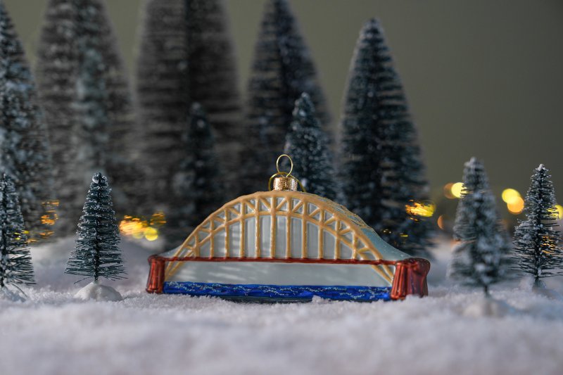 Waalbrug kerstbal