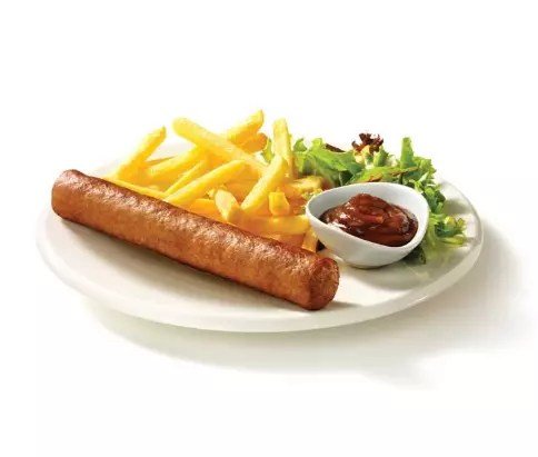 Hamburger frietjes