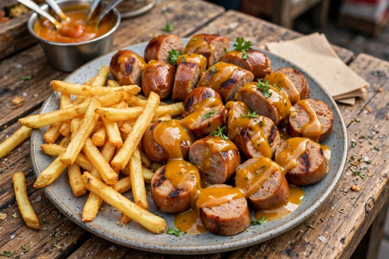 Hamburger frietjes