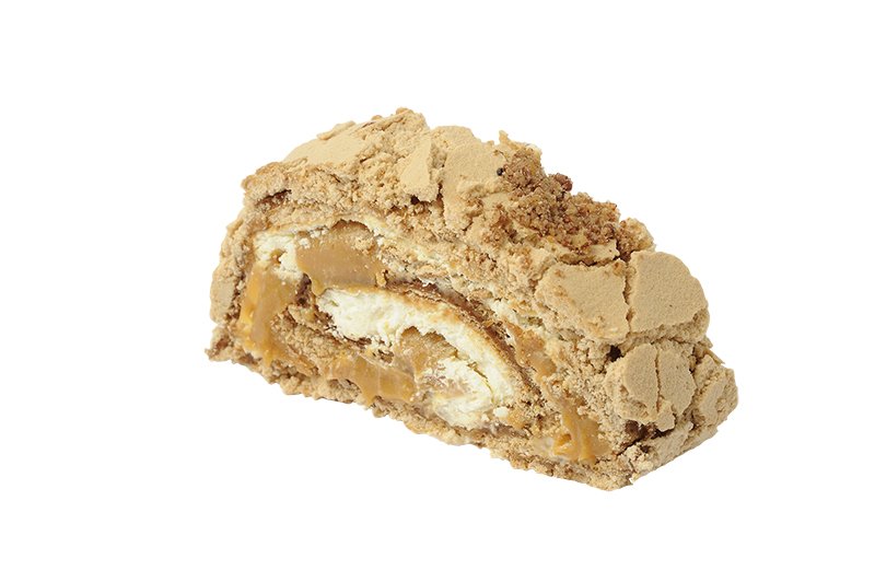 Pecan toffee meringue gebak