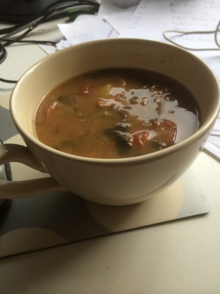 Bruine bonen soep per liter